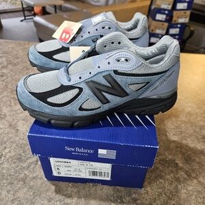 New Balance 990v4 MiUSA Teddy Santis Arctic Grey Black U990BB4